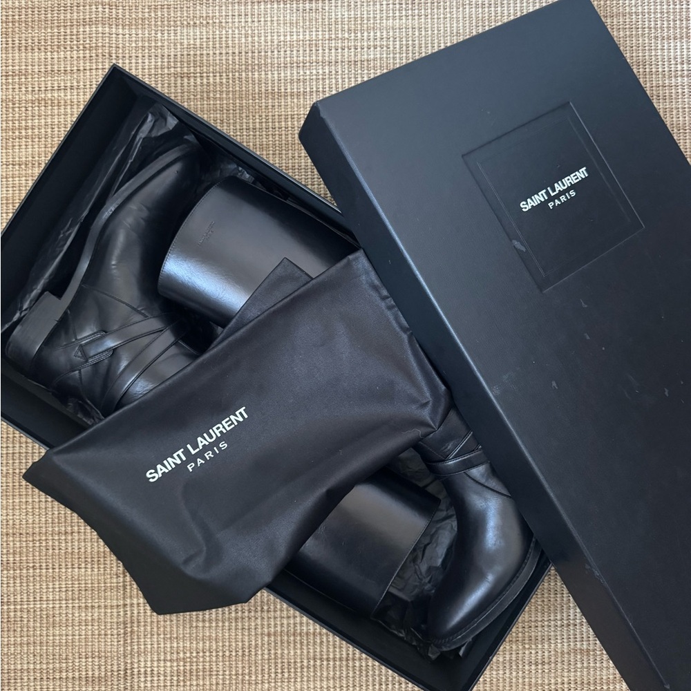 Saint Laurent Cavaliere Riding Boots - Picture 11 of 13